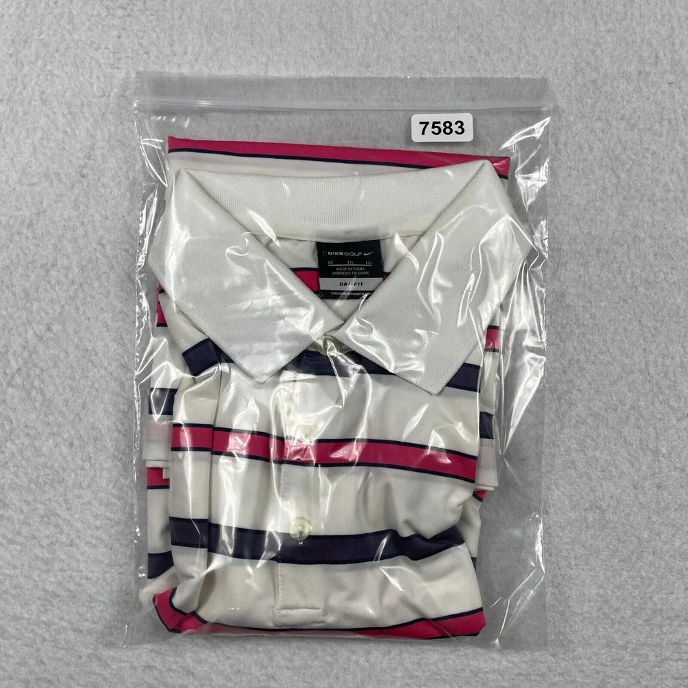 Nike Polo Shirt Mens XL Golf Preppy Casual Work Travel Vacation‎ Activewear